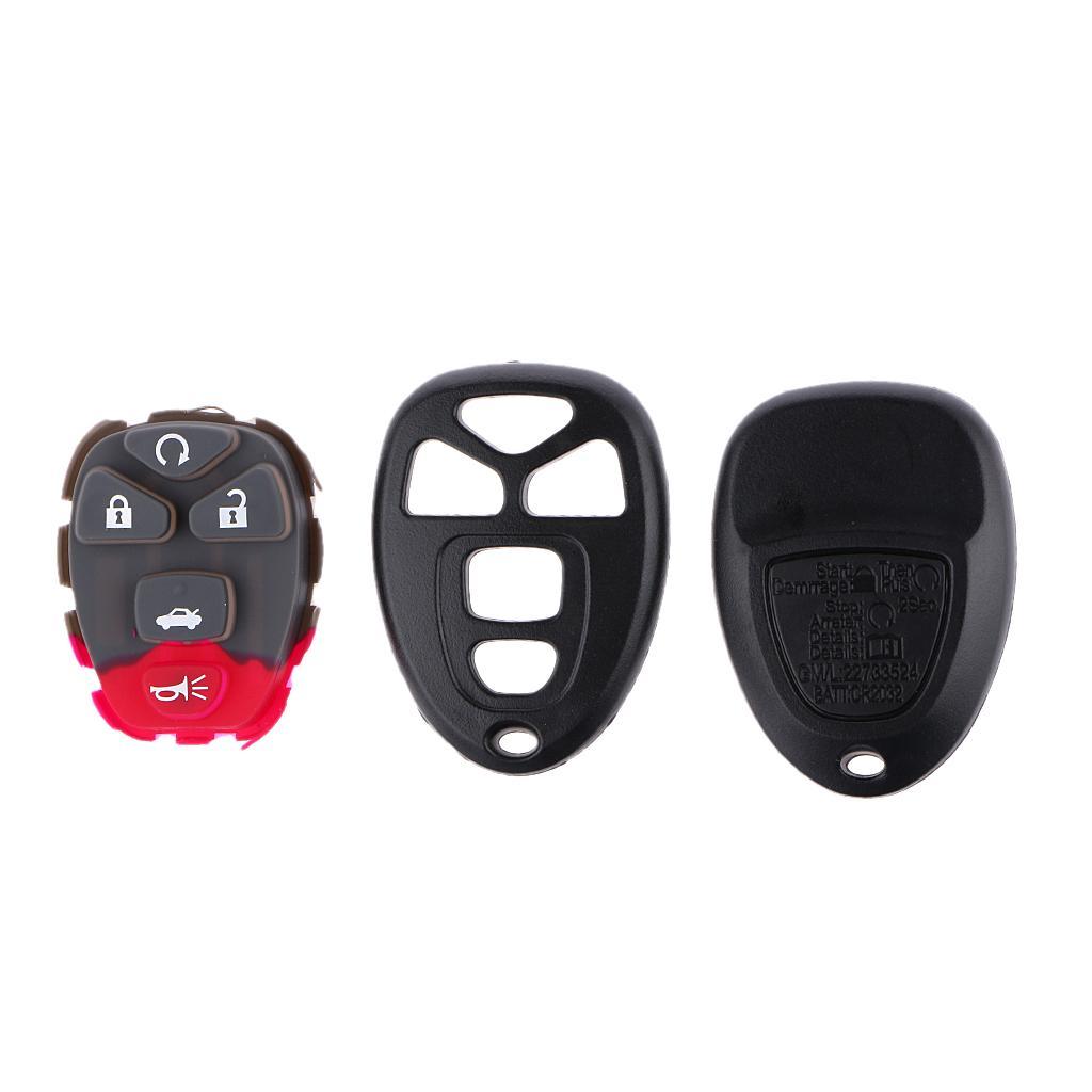 5 Buttons Car Key  Replacement For