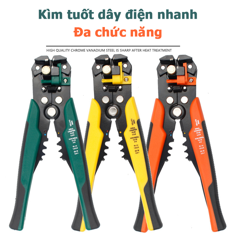 Kìm tuốt dây điện tự động đa năng