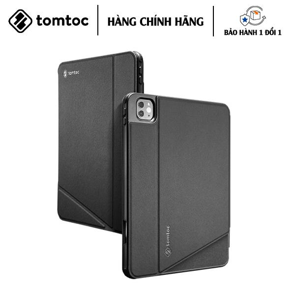 BAO DA TOMTOC TỪ TÍNH ĐA GÓC VERTICAL SẠC KHÔNG DÂY A.PENCIL FOR IPAD PRO 12.9-INCH M1 2021