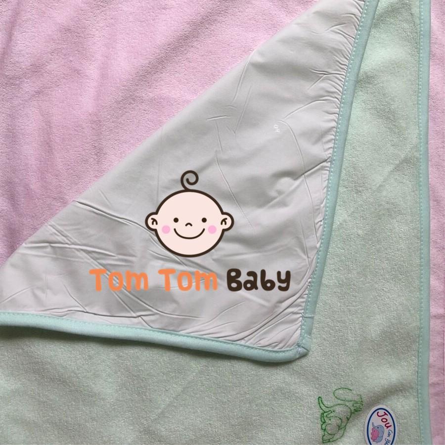 COMBO 5 tấm lót chống thấm cotton JOU mềm, mịn cho bé sơ sinh kích thước 35x40cm