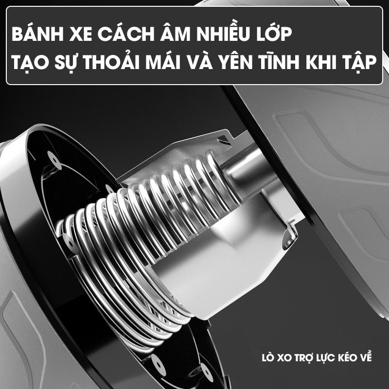 Con lăn tập bụng 1 bánh cao cấp có lò xo trợ lực Flash-01