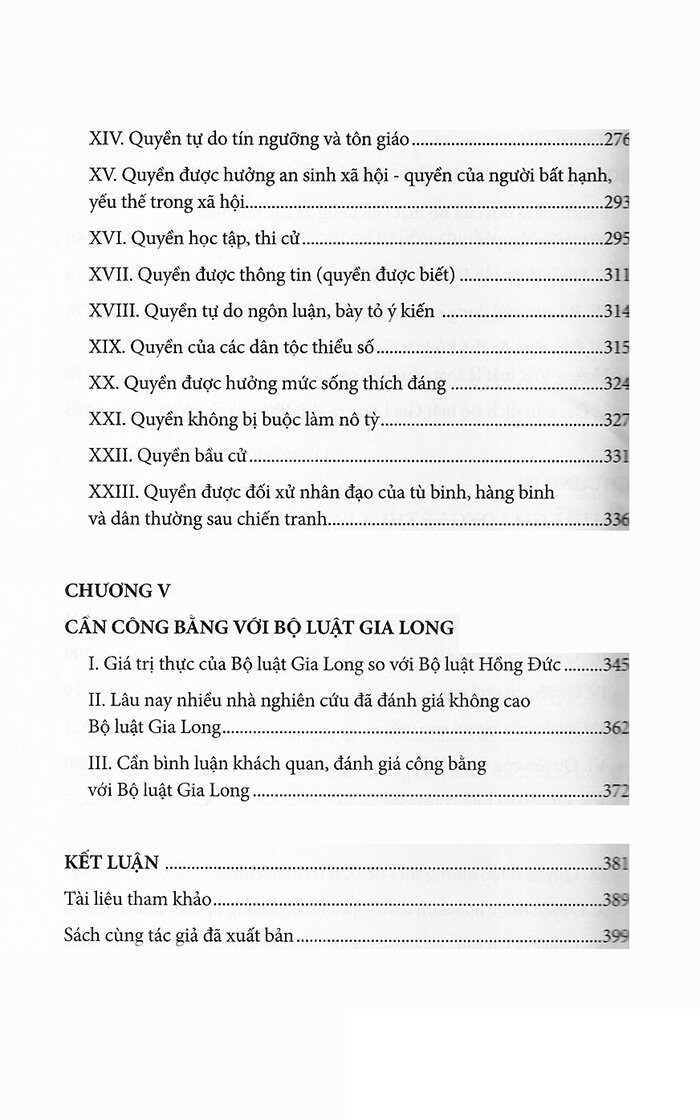 Nhân Quyền Của Người Việt - Từ Bộ Luật Hồng Đức Đến Bộ Luật Gia Long