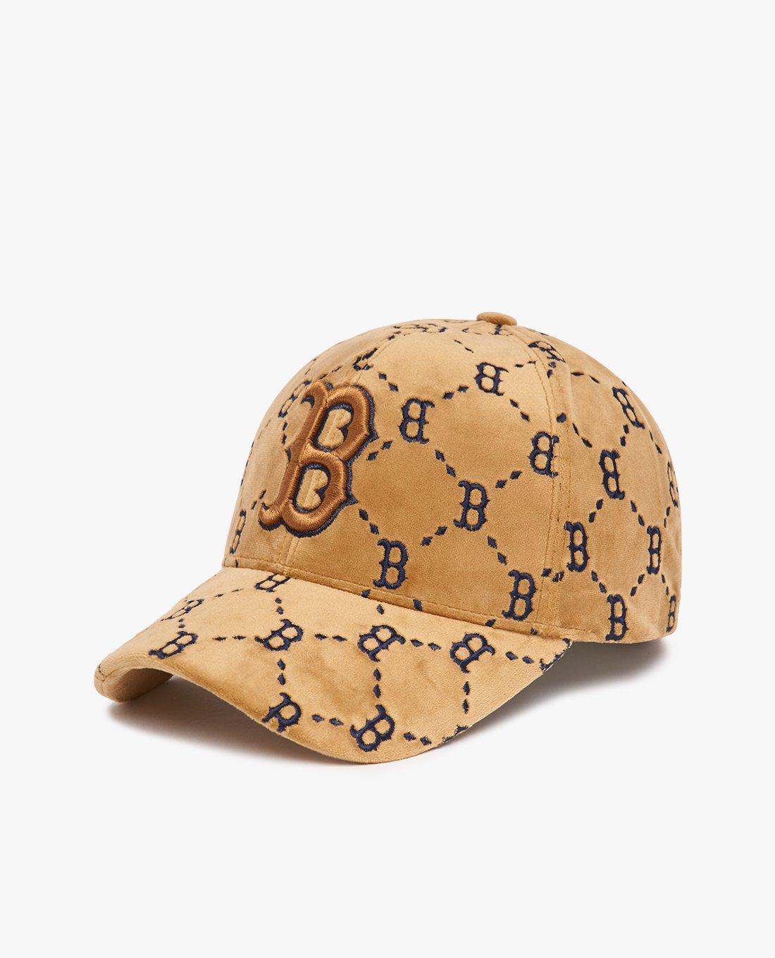 MLB - Nón bóng chày unisex Dia Monogram Velvet Structured 3ACPMV126