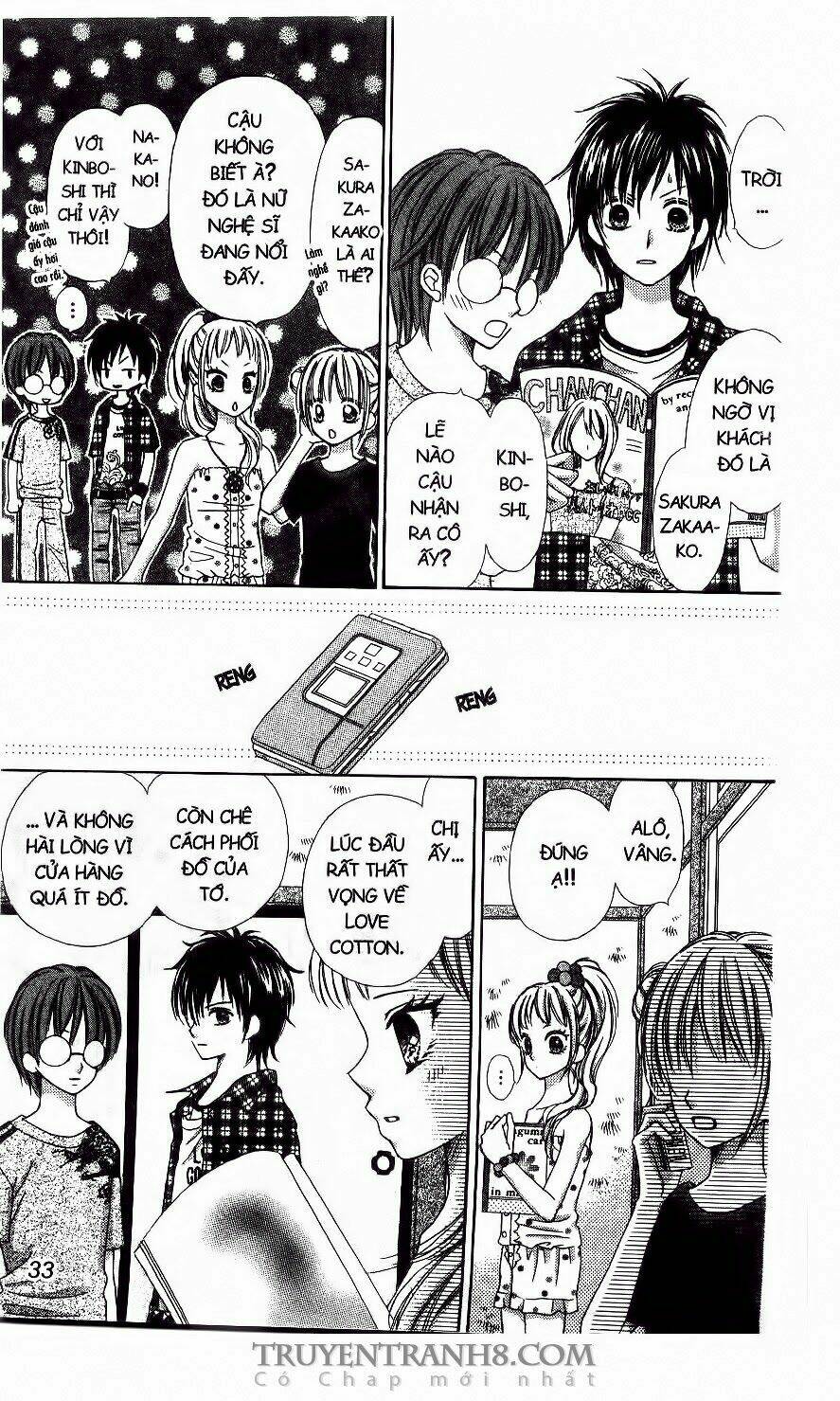 tiệm thời trang, love cotton chapter 8 2
