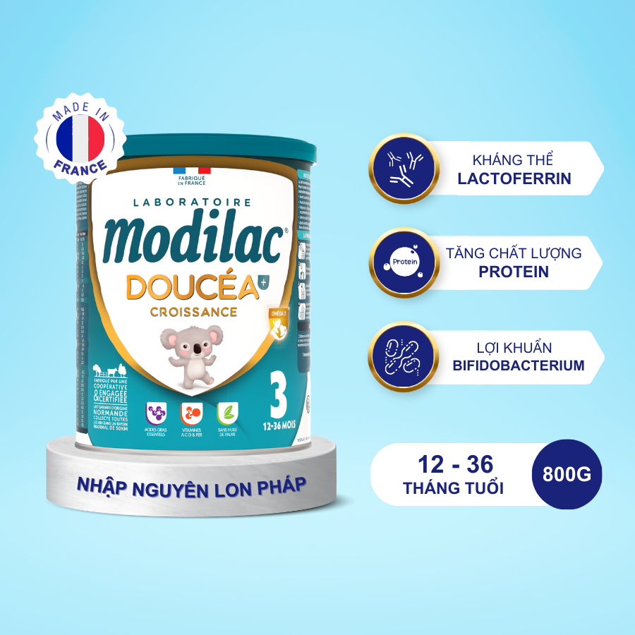 Sữa bột Modilac Doucéa Croissance 800g