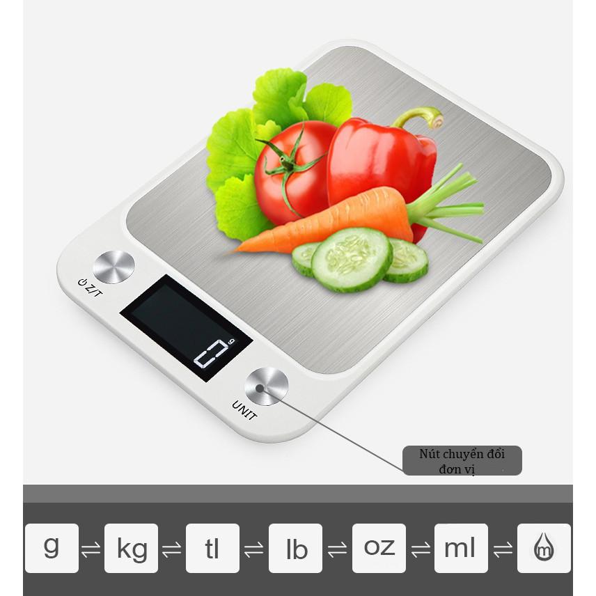 Cân điện tử nhà bếp C18 - Tải trọng tối đa 10kg, Sai Số 1g