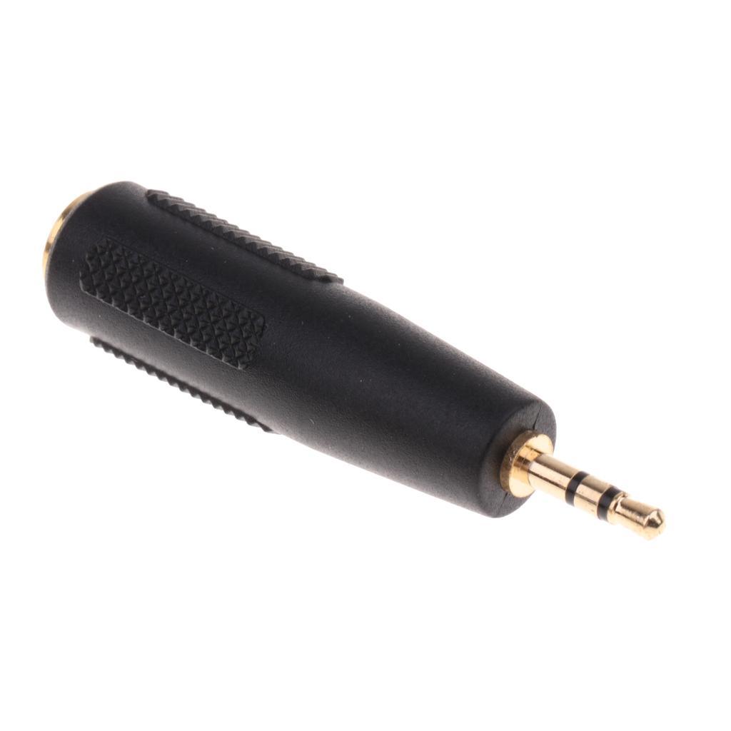 3.5mm to 2.5mm Stereo Audio Headphone Earphone   Adapter Converter Black