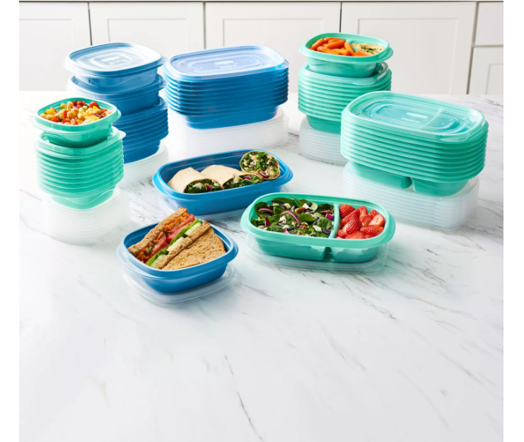Bộ hộp đựng cơm Take along nhựa nguyên sinh Rubbermaid USA