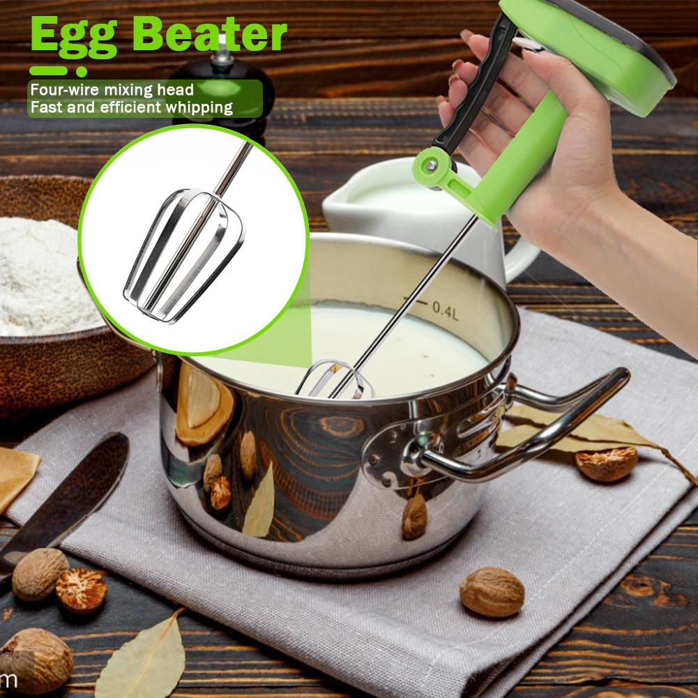 Bán Tự Động Đánh Trứng Cầm Tay Frother Lao Động Tiết Kiệm Chống Trơn Trượt Nhà Bếp Nhỏ Đánh Sữa Phối Nhẹ Trứng Be