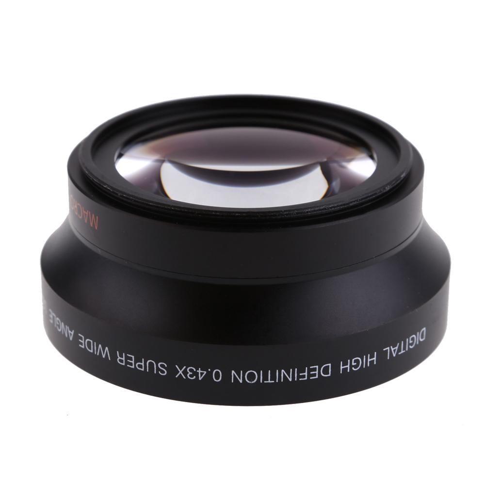 67mm Digital High Definition 0.43×SuPer Wide Angle Lens With Macro Japan Optics for Canon Rebel T5i T4i T3i 18-135mm