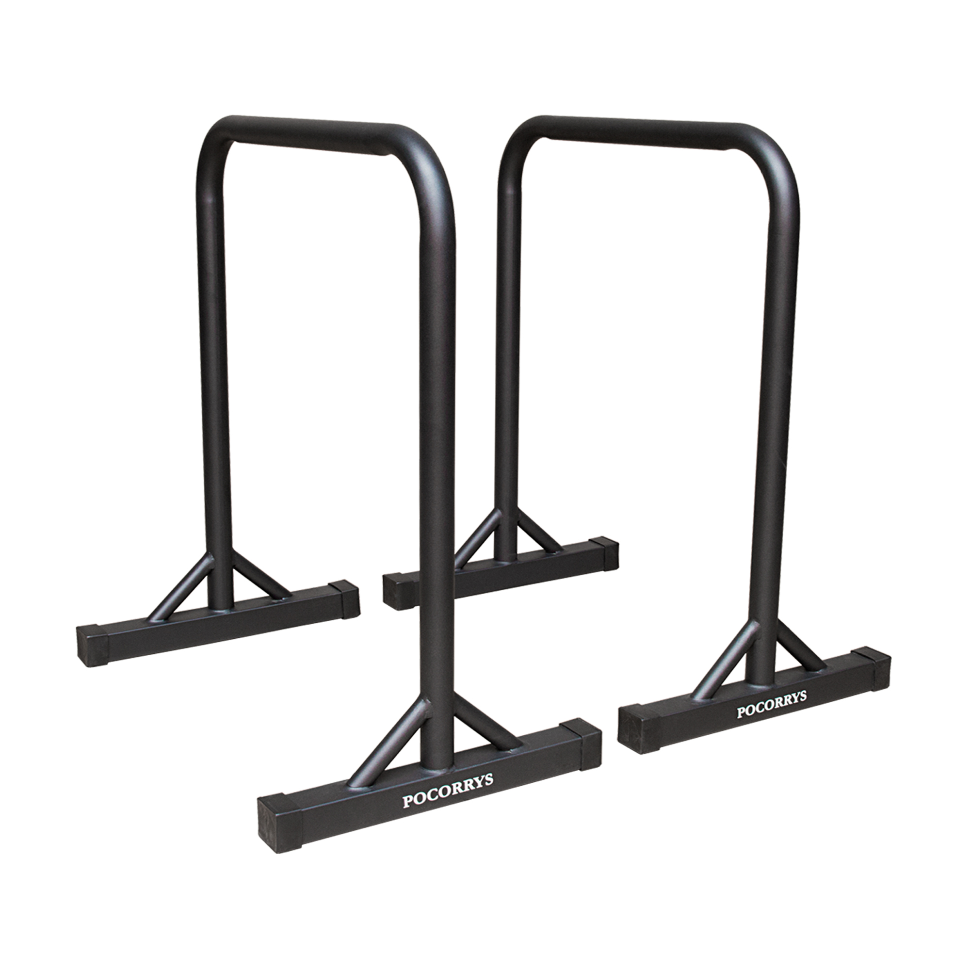 Combo 3 bộ Xà kép, Dụng cụ chống đẩy, Parallettes Pocorrys 01, Màu đen Full black