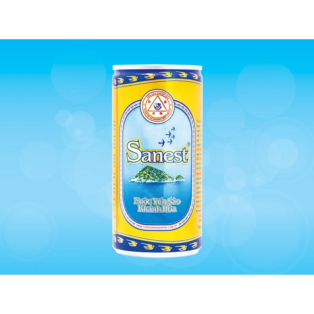 Nước Yến sào Khánh Hòa Sanest đóng lon 190ml - Có đường 001