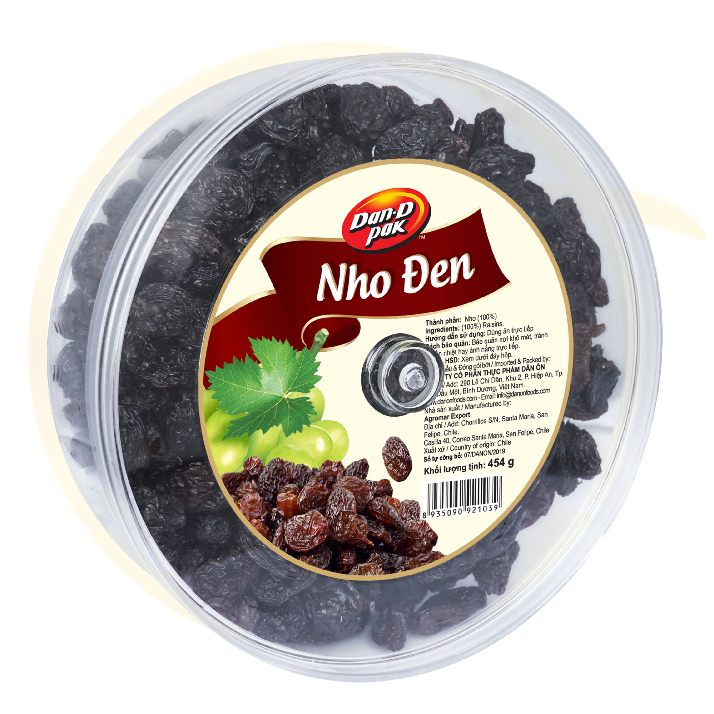 Nho Đen Jumbo Nhập Khẩu USA 454g