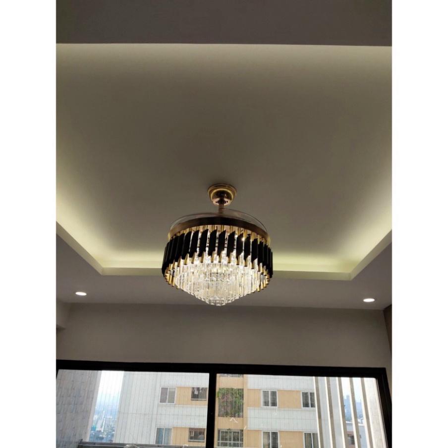 Quạt trần đèn dấu cánh, quạt trần trên nhà trên nhà phòng khách, 3 cách thức ánh sáng-