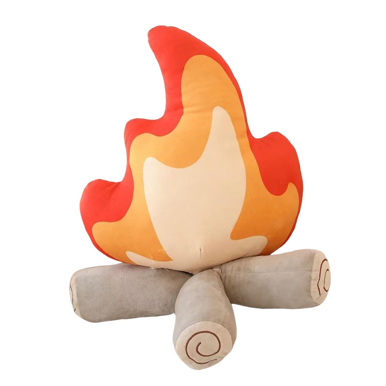 Stuffed Doll Soft Sleeping Pillow Flame Pillow for  Room Birthday Gifts