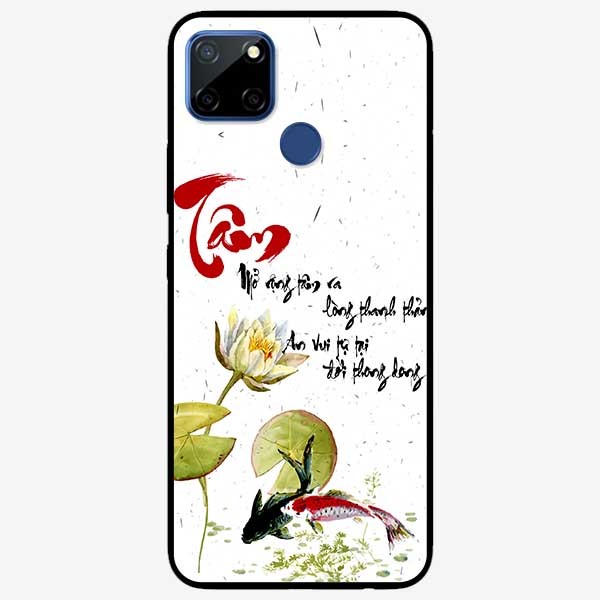 Ốp lưng dành cho Realme C11 - C12 - C15 - mẫu Thư Pháp Tâm