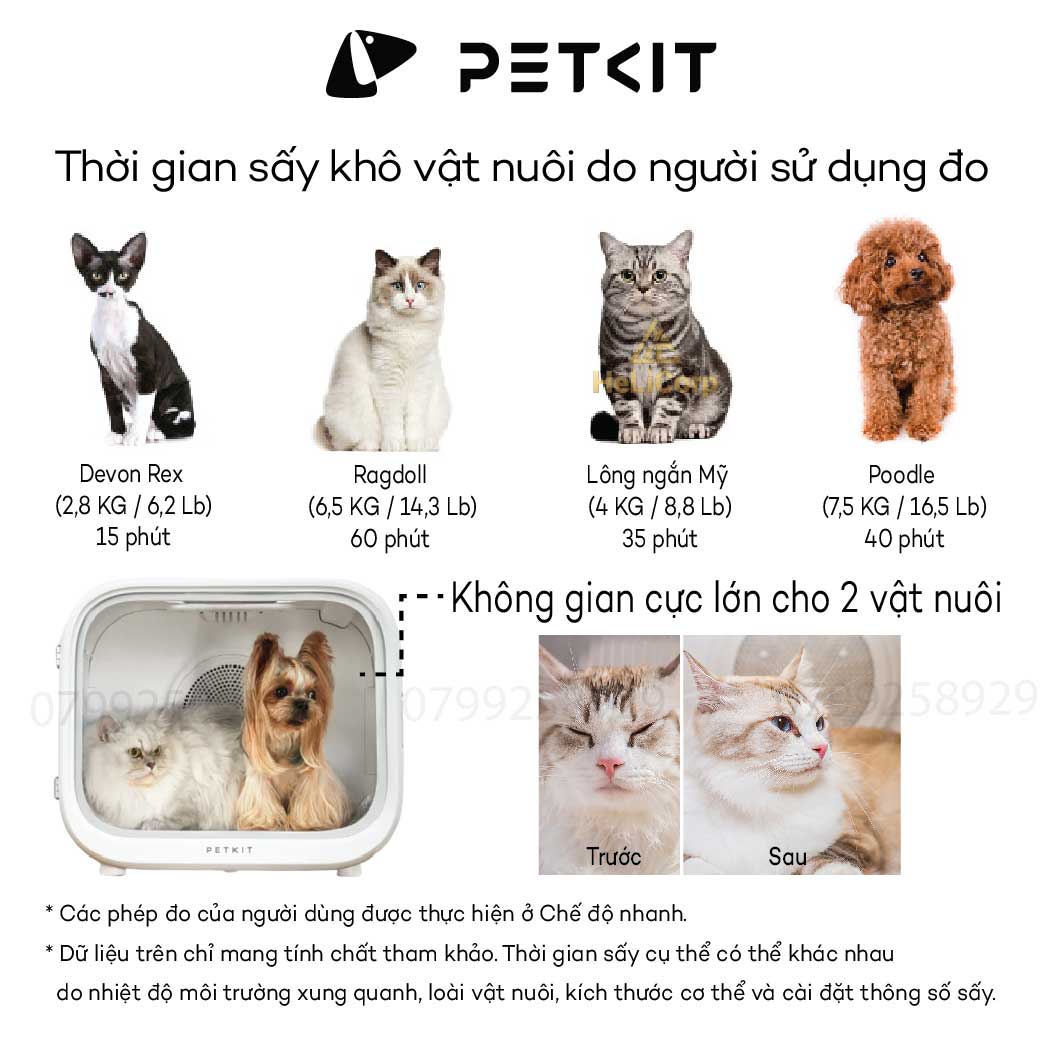 [Pro Version] Máy Sấy Cho Chó Mèo PETKIT AirSalon Max Pro Cao Cấp