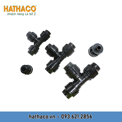 Combo 2 Tê Đều 40 HATHACO Dùng Chia Nhánh Ống HDPE