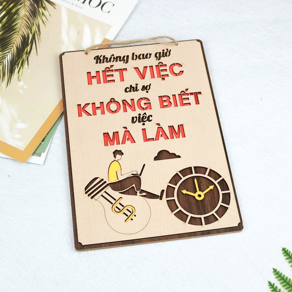 BẢNG TREO ĐỘNG LỰC, CHỮ SLOGAN MẪU C05