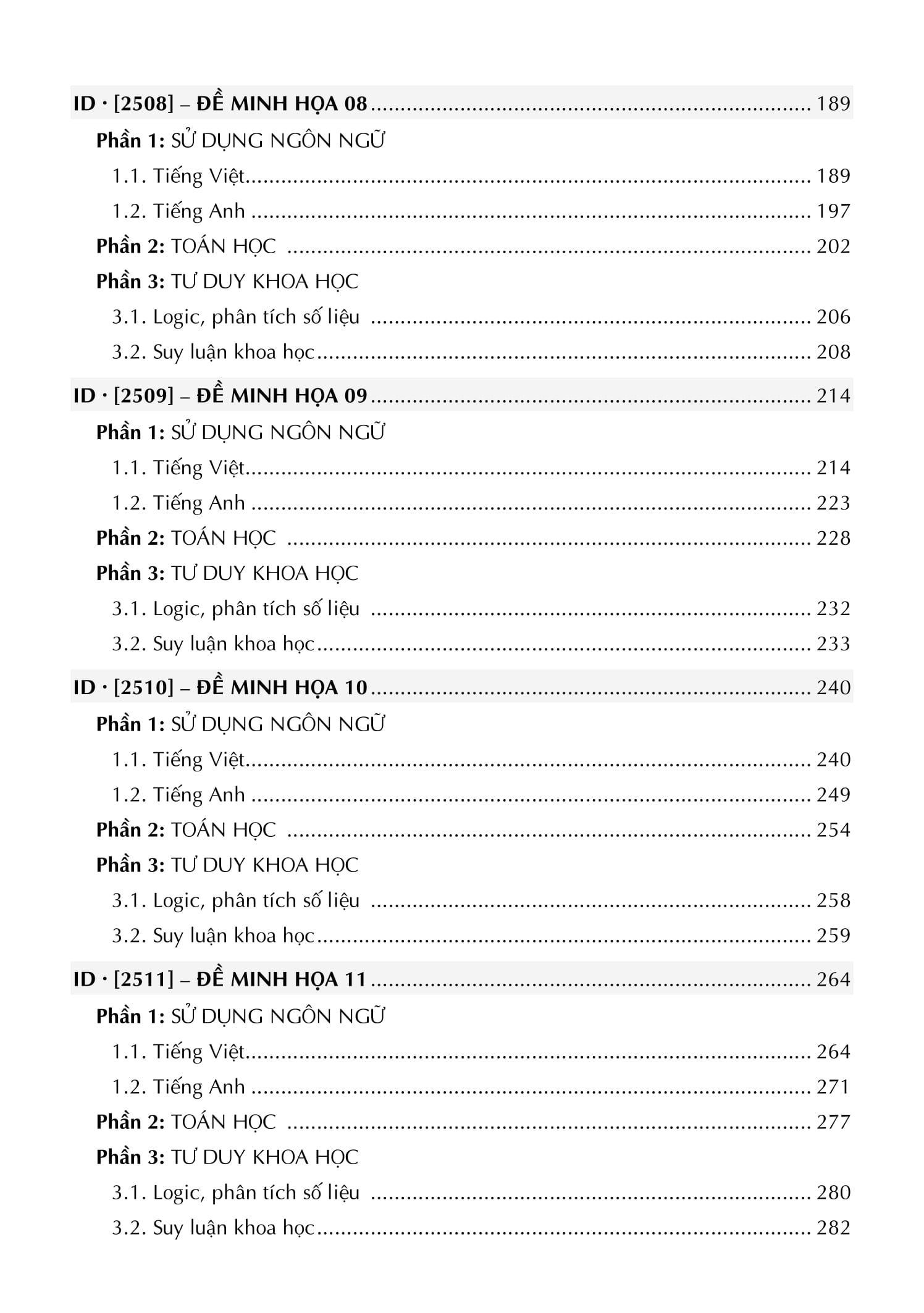 Sách - V-ACT - 25 Đề Luyện Thi Đánh Giá Năng Lực Theo Cấu Trúc Đề Của Đại Học Quốc Gia TP. Hồ Chí Minh - ảnh 6