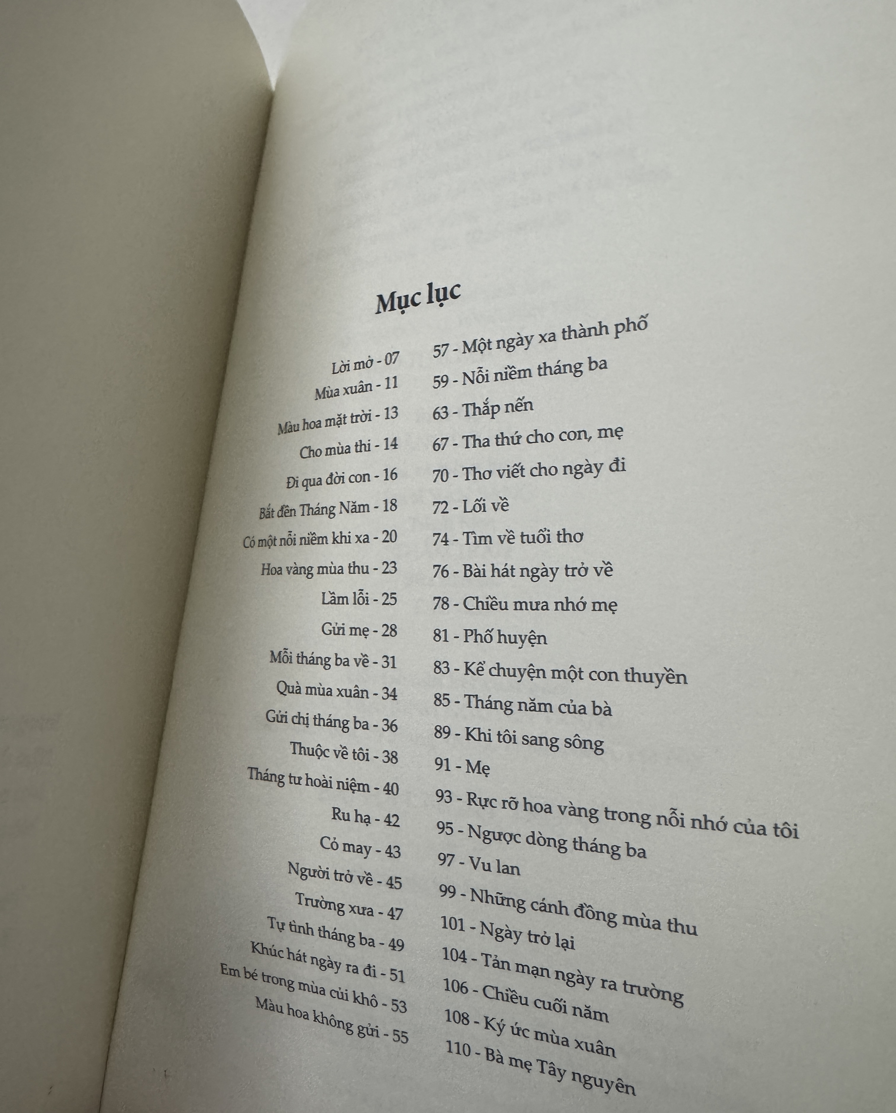 Sách - Bài hát ngày trở về - Thơ Bình Nguyên Trang