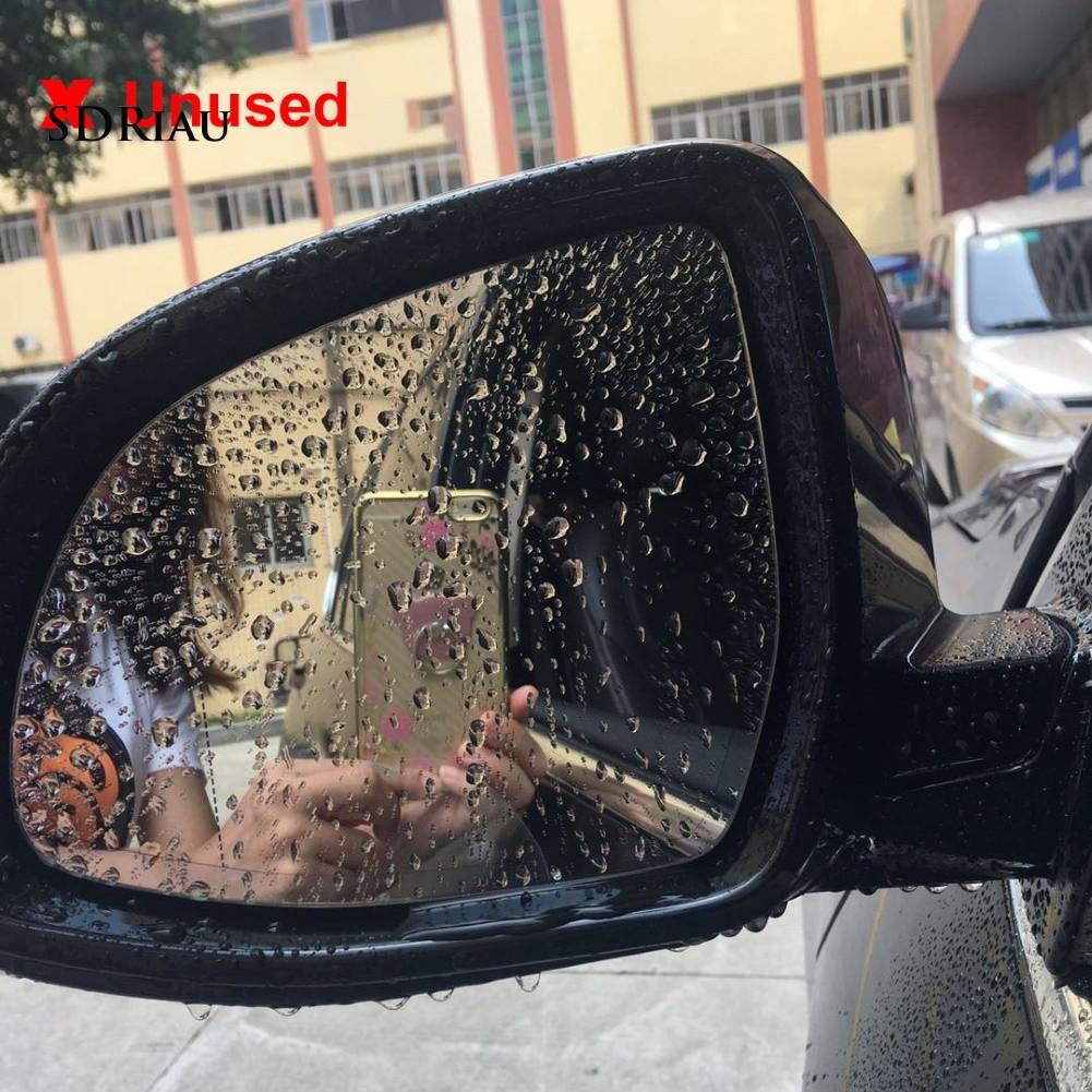 Set 2 miếng kính dán gương chiếu hậu xe hơi chống nước mưa chống sương mù tiện lợi