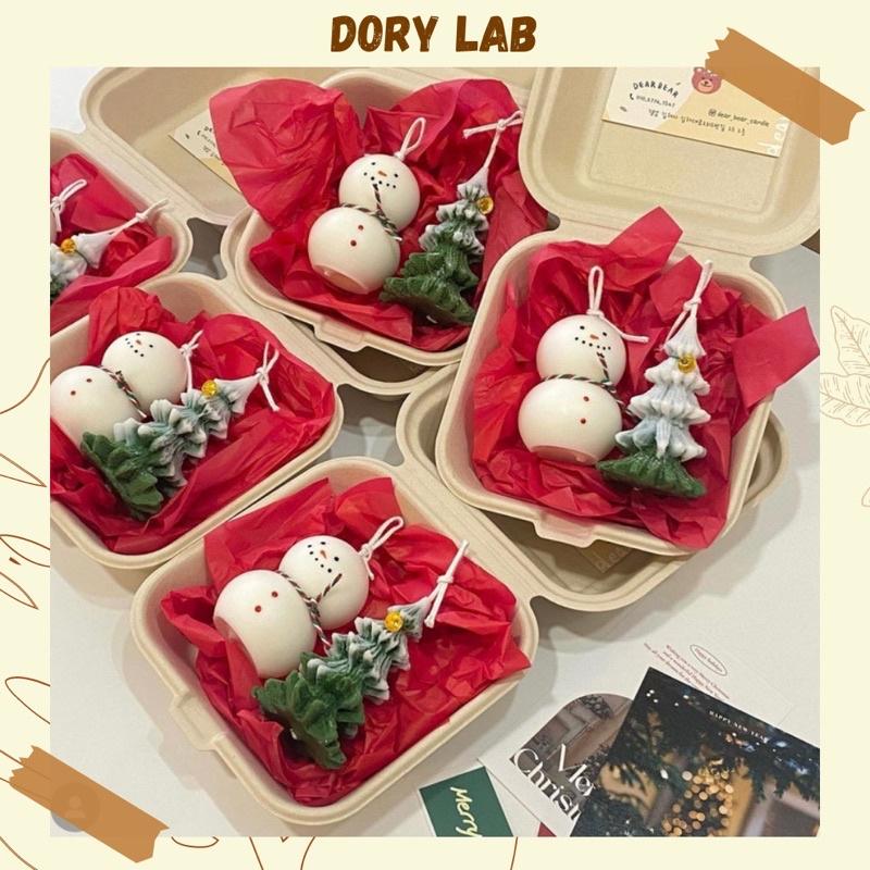 Set Nến Thơm Quà Tặng Giáng Sinh Kèm Hộp Quà - Dory Lab