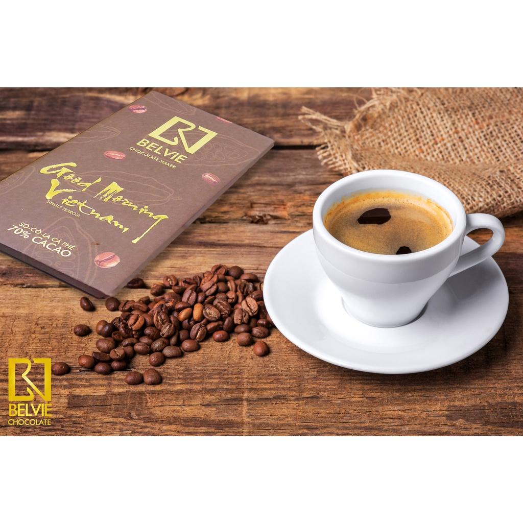 Bộ 3 thanh socola đen cafe 70% cacao