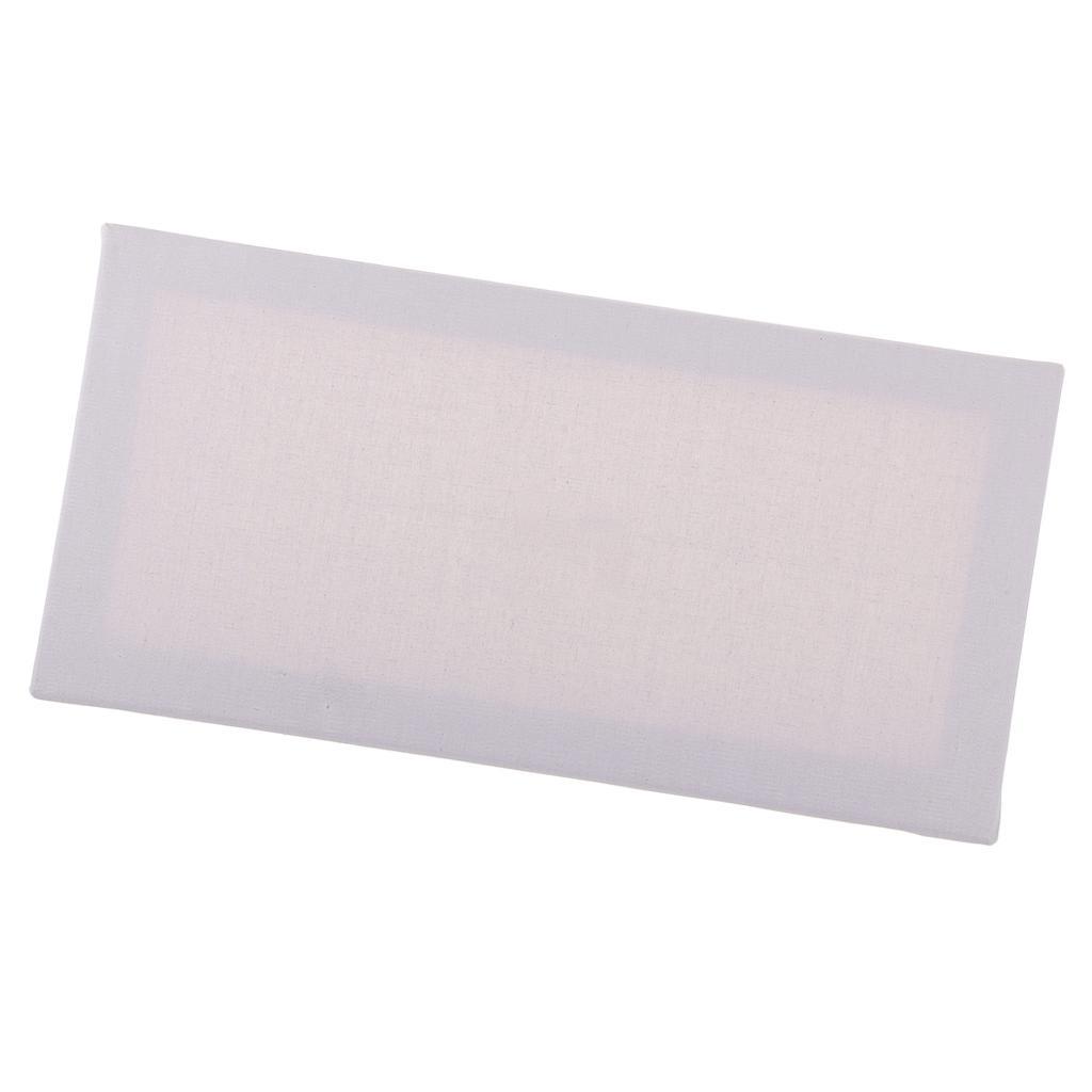 2Pcs Artist Free 8"x 16" Blank White Wooden Frame Canvas Panel Boards