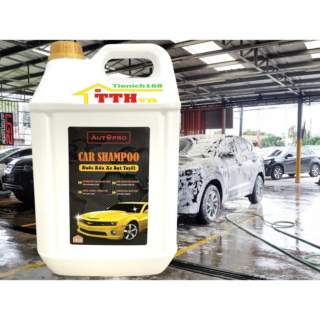 Nước rửa xe bọt tuyết chuyên dụng Car Shampoo 10L&5L cho ô tô xe