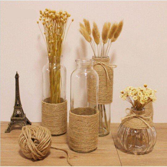 Cuộn 30m dây thừng 2mm trang trí nhà cửa, trang trí tiệc vintage, làm phụ kiện handmade,Dây làm đồ thủ công