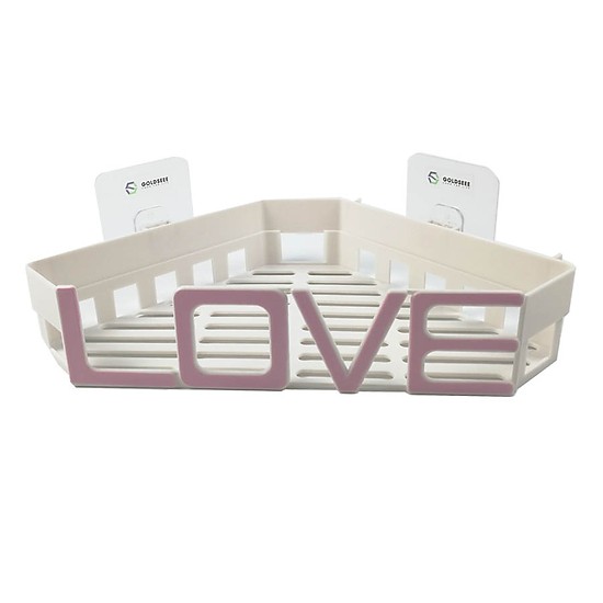 ComBo 2 Kệ góc nhà tắm cách điệu chữ LOVE