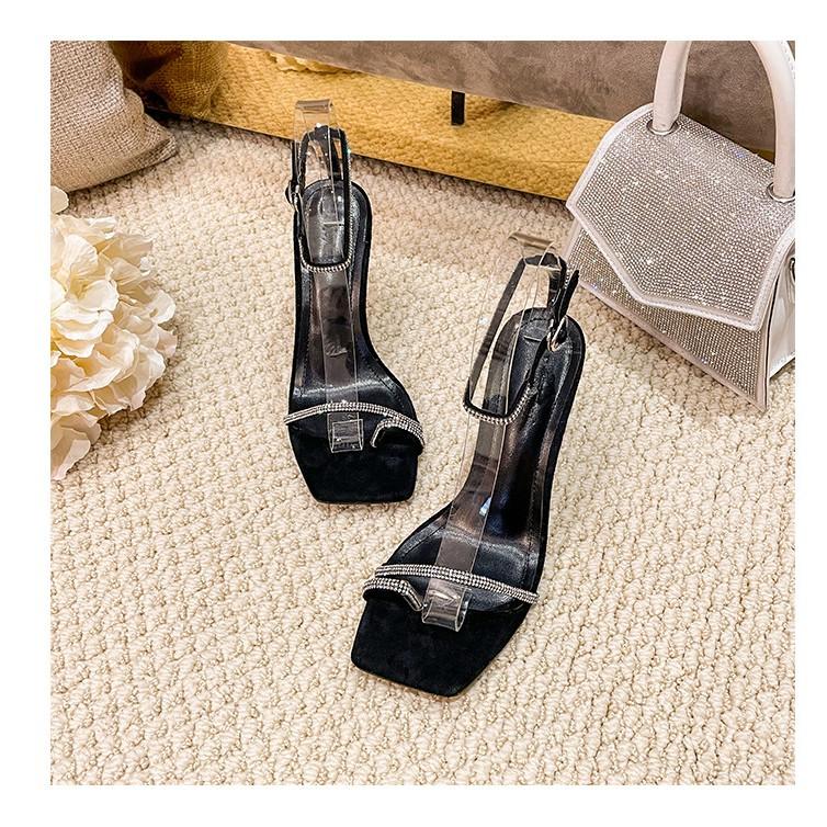 Giày sandal nữ cao gót G34 đính đá siêu xinh cao 7 phân VIETLAVANi