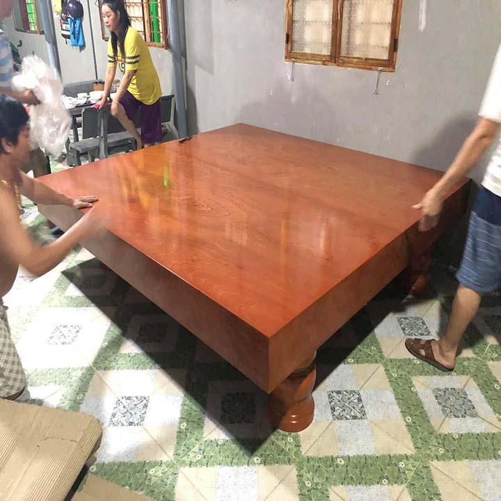 bộ chiếu ngựa gỗ xoan đào nam phi