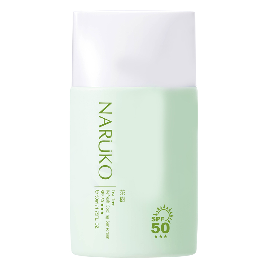 Naruko Trà Tràm - Kem Chống Nắng SPF50 Mát Lạnh Tea Tree Refresh Cooling Sunscreen SPF50 (50ml)