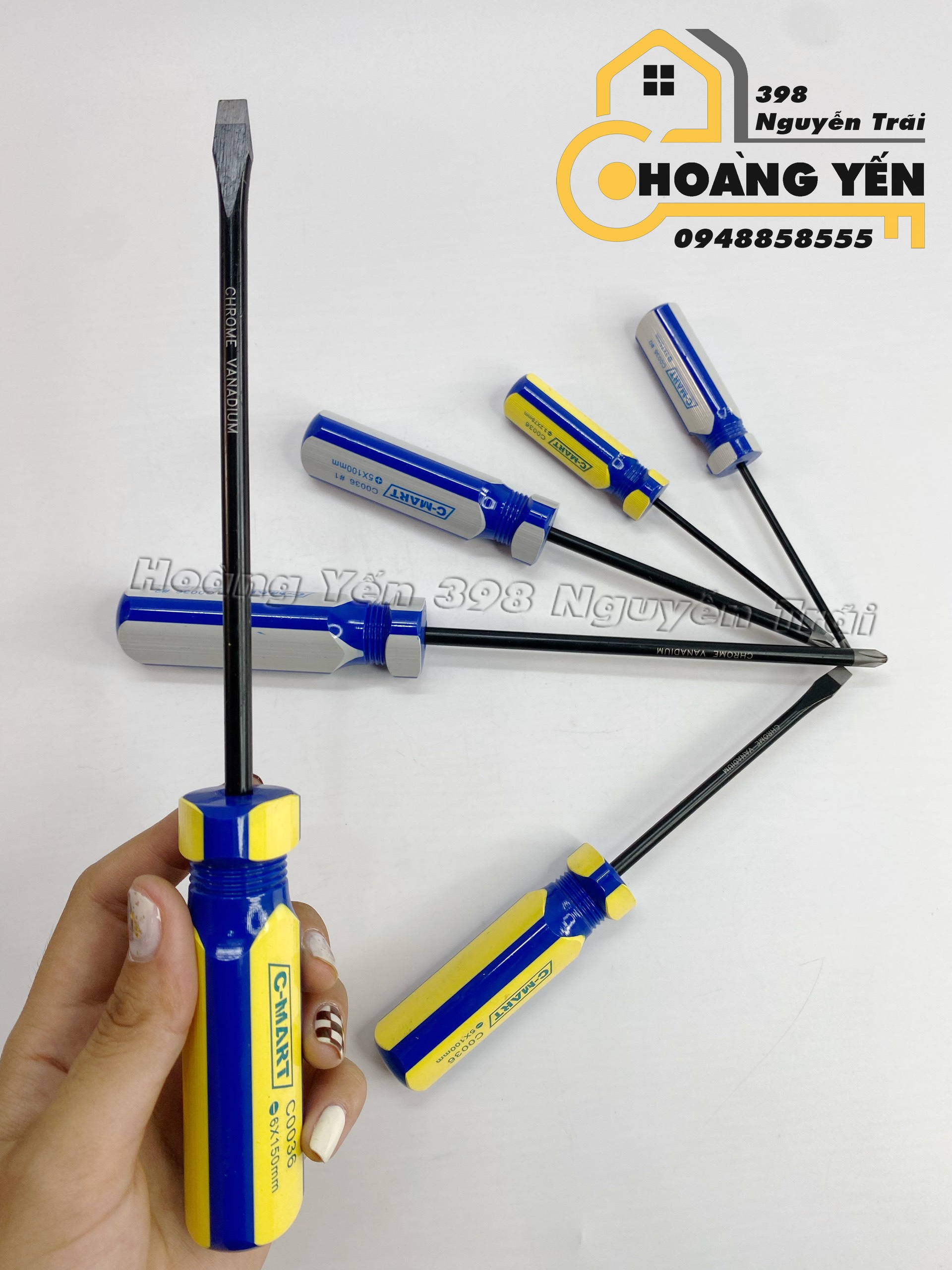 Bộ tô vít 6 cây chính hãng C-mart C0036