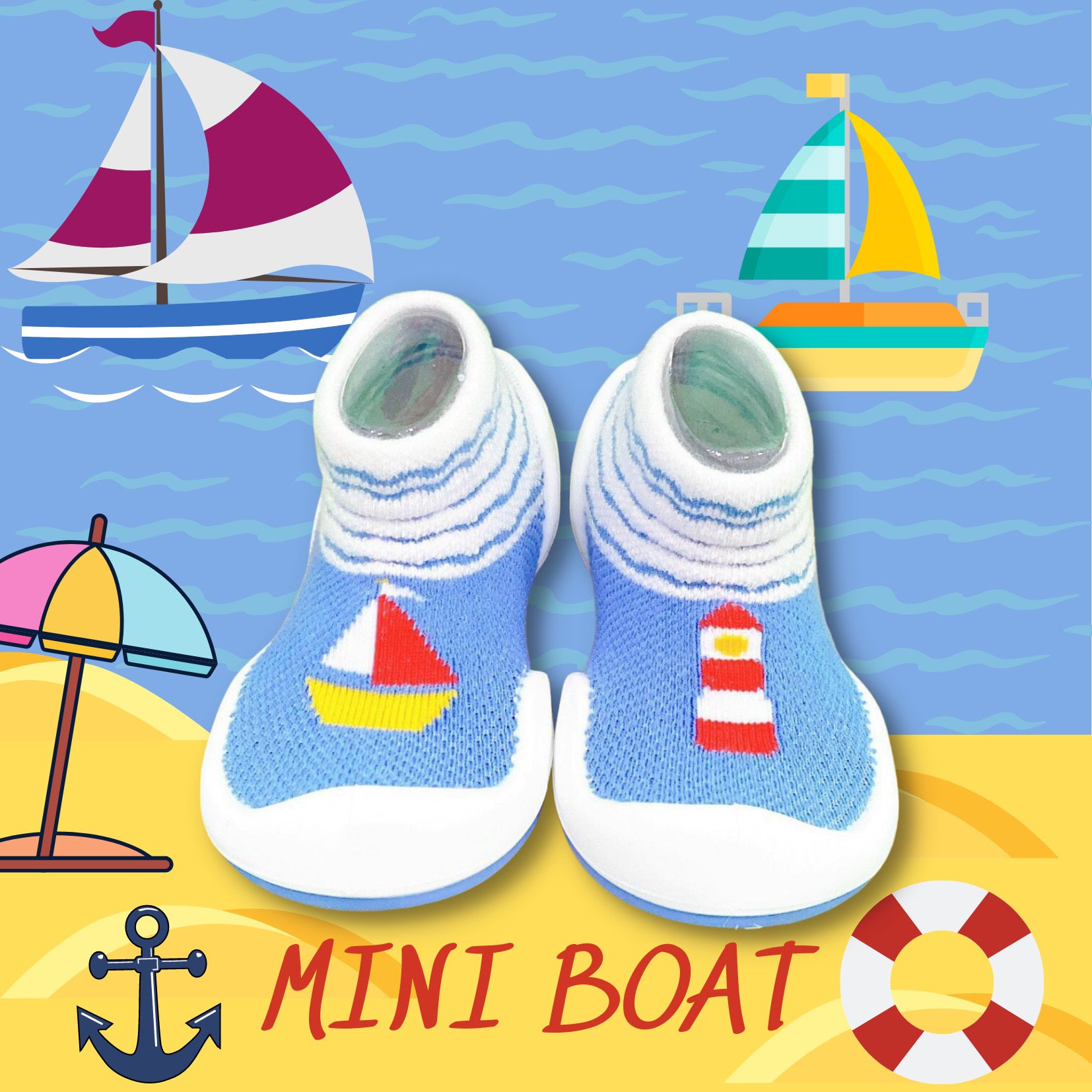 Giày tập đi cho bé cưng miniboat
