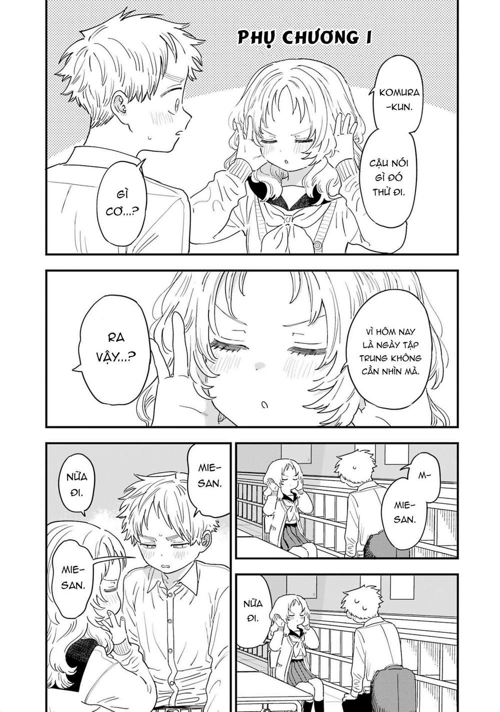 Cô bạn gái mà mình thích lại quên mang kính mất rồi chapter 96.2 2