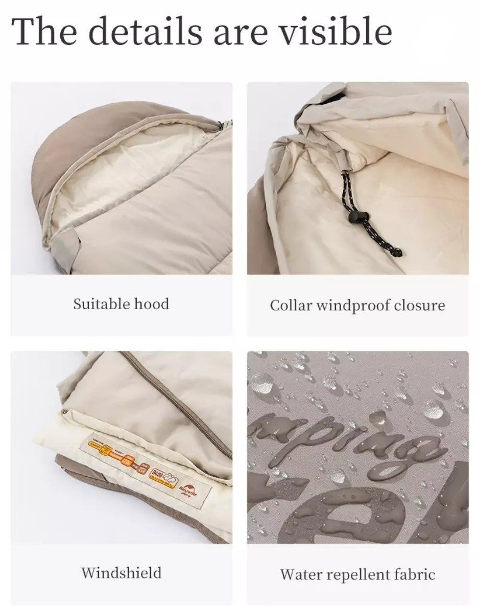Túi ngủ cotton Big size NatureHike NH21MSD11