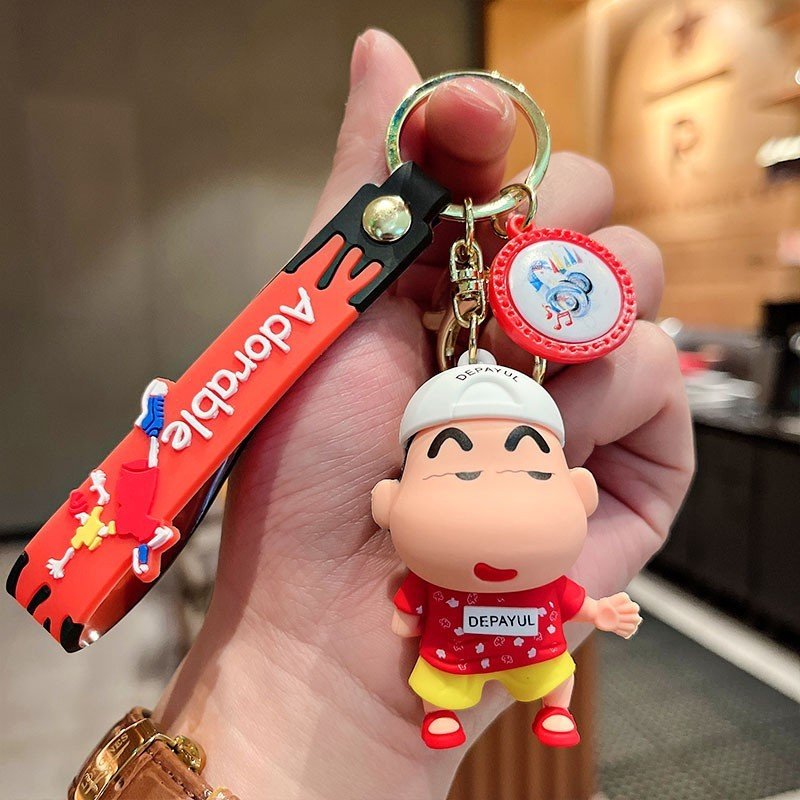 Móc Treo Chìa Khoá Shin Cậu Bé Bút Chì. Móc chìa khoá xe máy, ô tô cute
