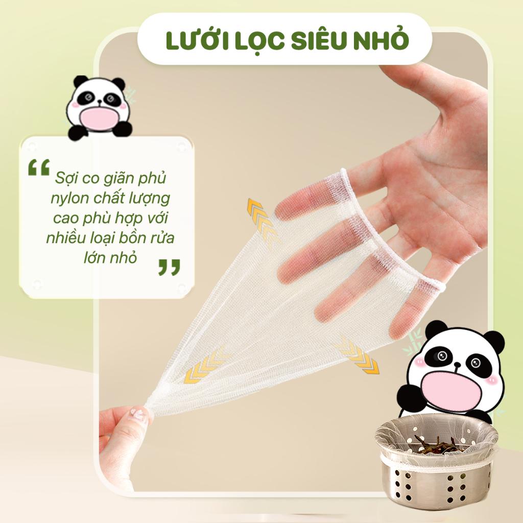100 túi lọc rác bồn rửa chén TOPGIA, giỏ lưới tiện lợi, giữ cho chậu rửa luôn sạch sẽ