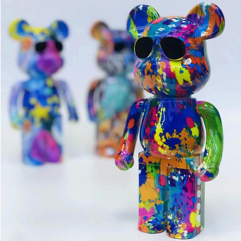 Hoạt Hình Sáng Tạo Bearbrick Loa Bluetooth Bạo Lực Gấu Loa Giá Sách Phòng Khách Trang Trí Nhà Giáng Sinh Quà Tặng Năm Mới Màu sắc: A