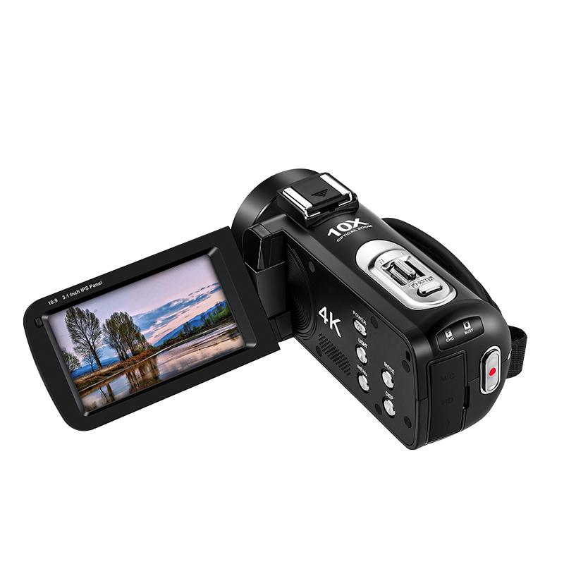 Máy Quay Video Kỹ Thuật Số Chuyên Nghiệp 4K Ordro AC7 Vog Cho Youtube Phát Trực Tiếp Đầu Ghi Zoom Quang Học 10X