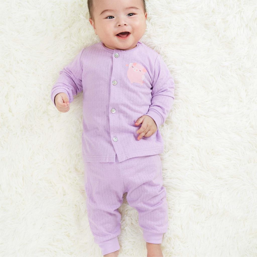 LULLABY Bộ quần áo tay dài có bo NH2519