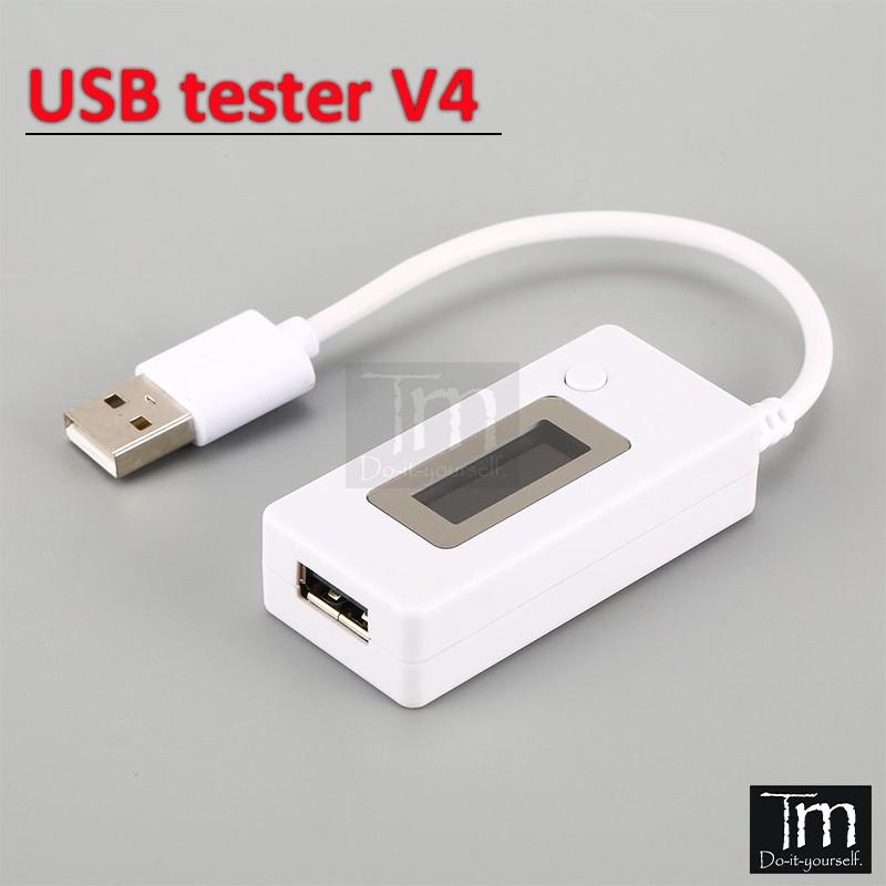 USB Tester Đo Dòng Áp V4 - Lưu Giá Trị - 4-30V 0-3A