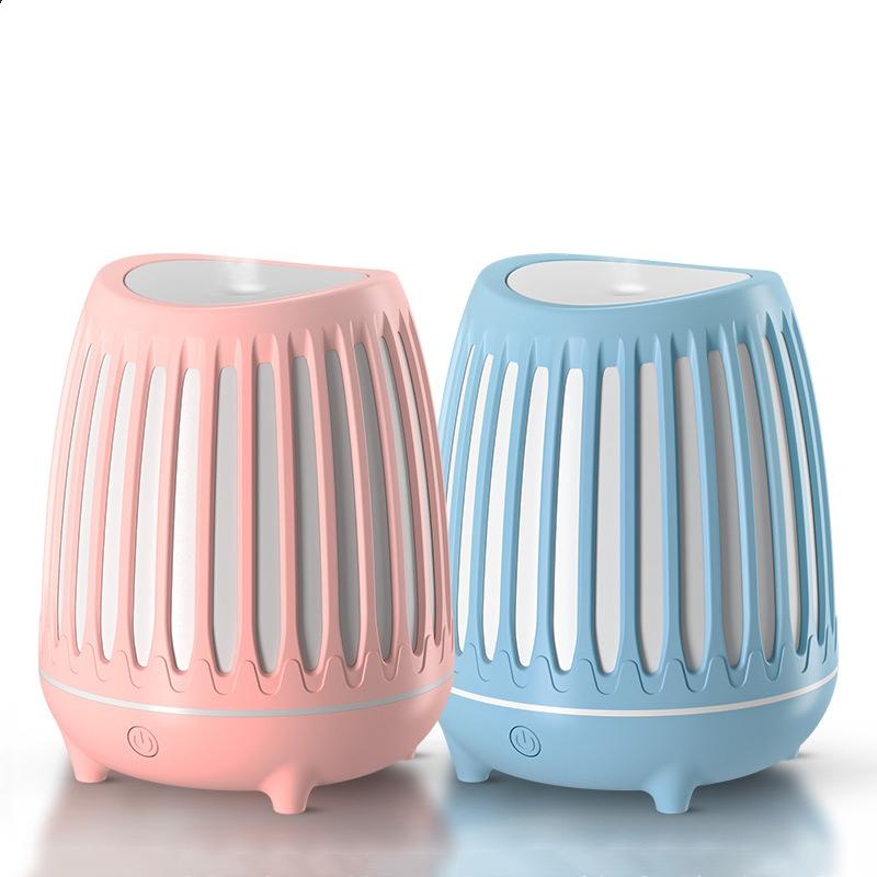 400Ml USB Máy Khuếch Tán Tinh Dầu Phun Sương Tạo Ẩm Không Khí Ấm Đèn Ngủ Cho Nhà Xông Siêu Âm Thanh Mát Phun Sương Tạo Máy Khuếch Tán Tinh Dầu