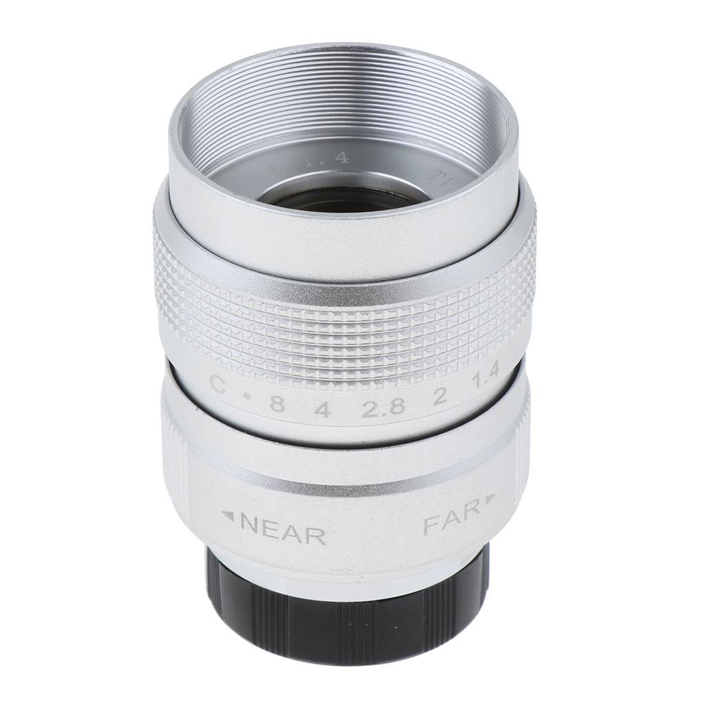 25mm f/1.4 TV Lens Manual Focus for C-Mount Mirrorless Camera