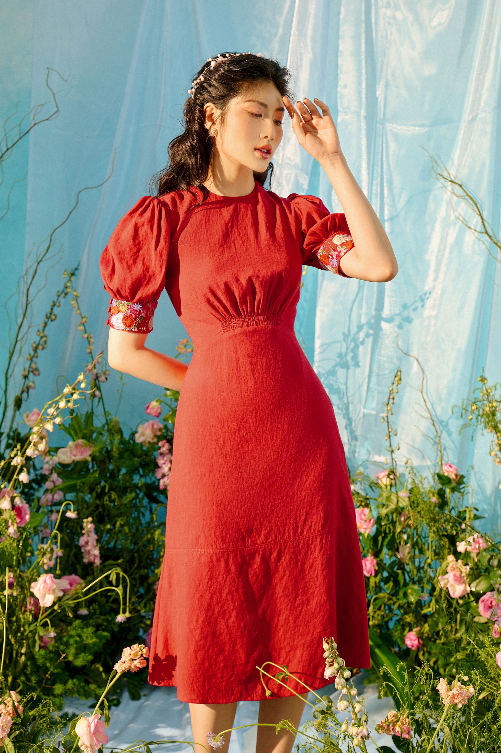 OLV - Đầm Alymer Embro Dress