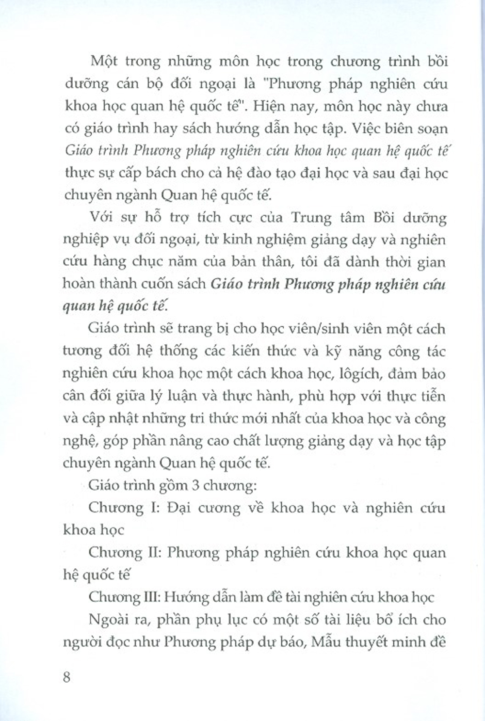 Giáo Trình Phương Pháp Nghiên Cứu Quan Hệ Quốc Tế (Dành cho hệ đại học và sau đại học)