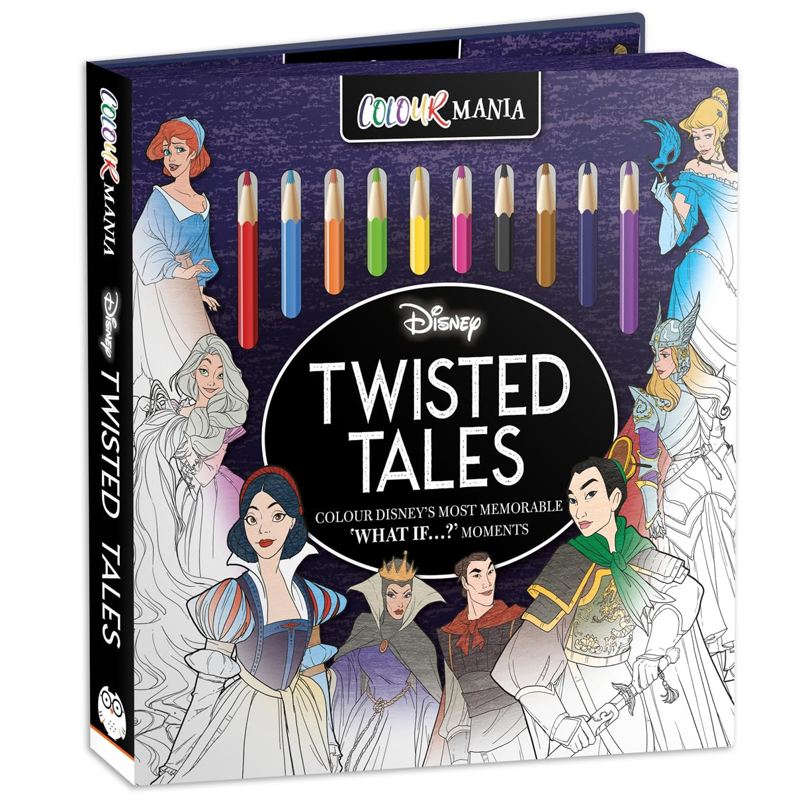 Sách Disney: Twisted Tales Colourmania